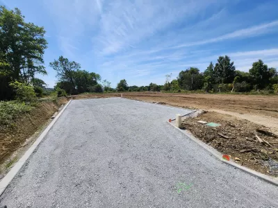 Travaux d'aménagement en cours d'achèvement